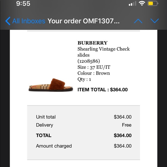 COPY - Burberry slides - Picture 6 of 6